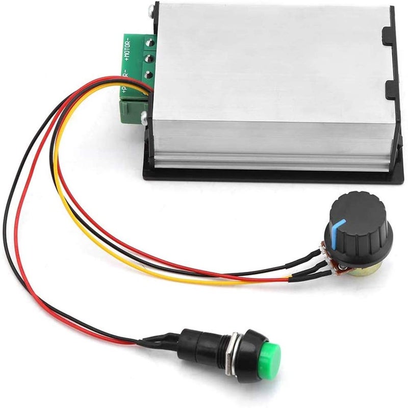 Puly PWM DC 6-60V 12V 24V 36V 48V 30A 1500W PWM DC Motor Speed Controller Speed Adjustable Stepless Governor Regulator, Motor Speed Controller with Start Stop Switch with Digital Display - Image 5